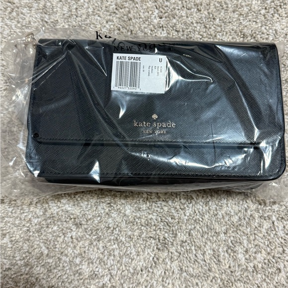 NWT Kate Spade Madison Willow Medium Flap Convertible Crossbody Purse in Black - Picture 6 of 11